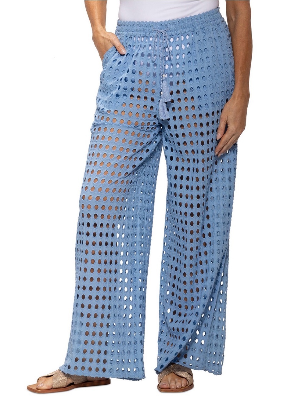 Dotti Cotton Openwork Dot Pants